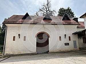 The building of the Dormouse Museum - Stari trg pri Lozu, Slovenia / Stavba Polharskega muzeja, GraÅ¡Äinski kompleks SneÅ¾nik